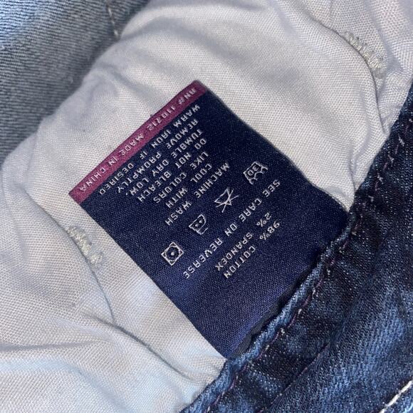 VIGOSS Chelsea Flare Jeans Women Size 16 Bootcut Denim Blue Western Bling - Picture 10 of 13